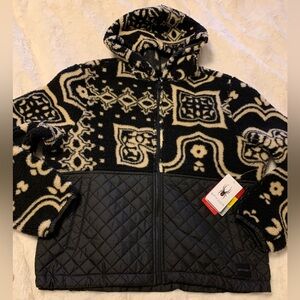 NWT Spyder Womens Sherpa Jacket size Large